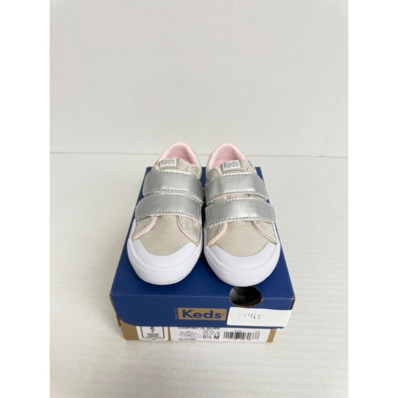 -1465 Keds Courtney HL Silver-US 5.5 Mens - Picture 3 of 5
